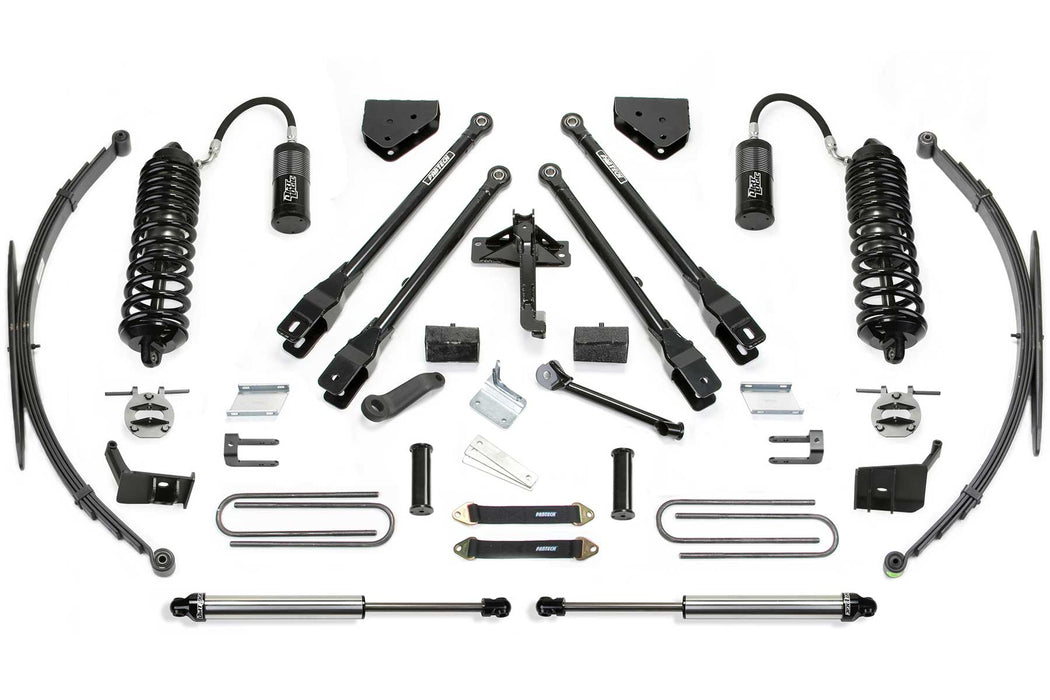 Fabtech K2278DL - 11-16 Ford F250/350 4WD 8in 4Link Sys w/4.0 R/R & 2.25 & Rr Lf Sprngs