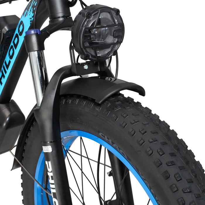 PHILODO Upgraded H8 60V Dual Motor Fat Tire Electric Bike 5000 Watts