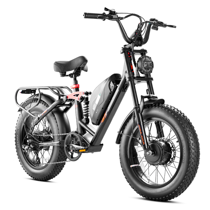 Eahora Luna II Dual Motor Ebike 1000W 48V 33 MPH