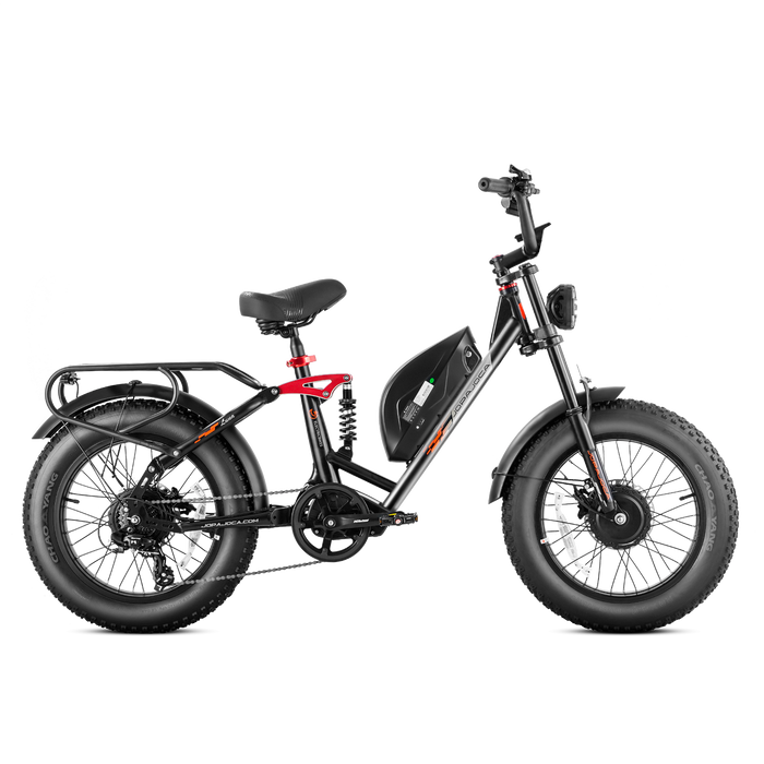 Eahora Luna II Dual Motor Ebike 1000W 48V 33 MPH