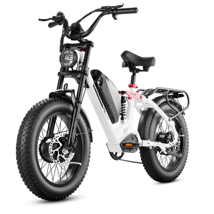 Eahora Luna II Dual Motor Ebike 1000W 48V 33 MPH