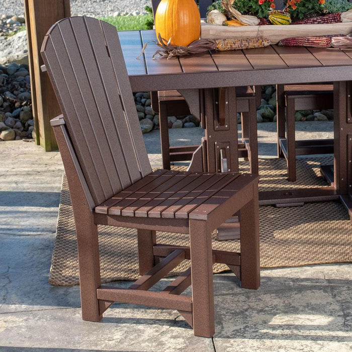 LuxCraft Recycled Plastic Adirondack Side Chair (DINING HEIGHT)
