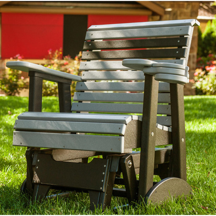 LuxCraft Rollback Recycled Plastic 2ft Plain Glider Chair