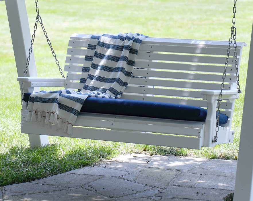 LuxCraft Rollback 4ft. Recycled Plastic Porch Swing