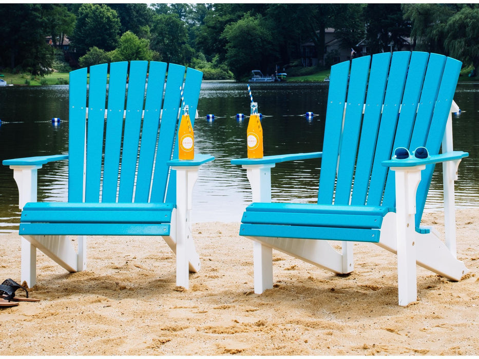 LuxCraft Recycled Plastic Deluxe Adirondack Chair
