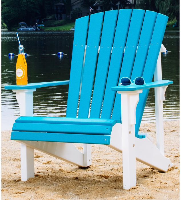 LuxCraft Recycled Plastic Deluxe Adirondack Chair