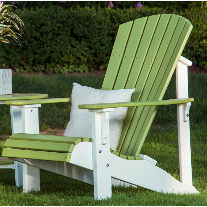 LuxCraft Recycled Plastic Deluxe Adirondack Chair
