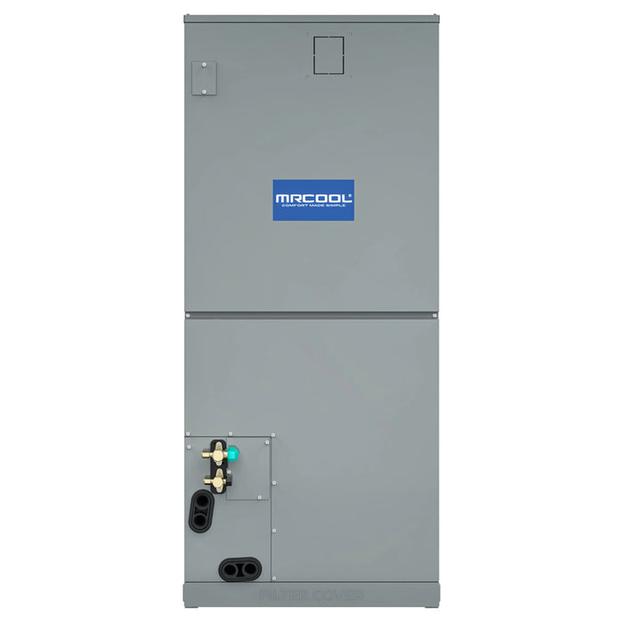MRCOOL VersaPro 2nd Gen Central Split System with 60K BTU, 5 Ton, 15.2 SEER2, Heat Pump Condenser and Ducted Air Handler with 35 Ft. R-454B No-Vac Line Set (MVP-60-HP-230A35)