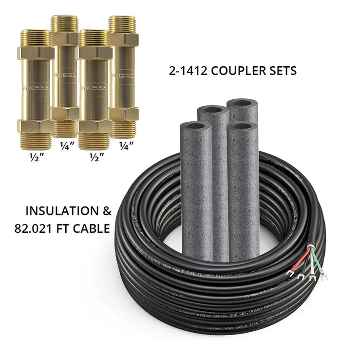 MRCOOL DIY Coupler for 9K, 12K or 18K Air Handlers with 75 Ft. MC-5 Cable (DIYCOUPLER-1412K75C)