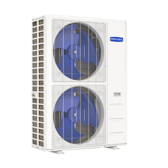 MRCOOL Hyper Heat 2nd Gen 60K BTU, 5 Ton, 16 SEER2 Heat Pump Condenser and Ducted Air Handler with 15 Ft. R-454B No-Vac Line Set (CENTRAL-60-HP-230B15)