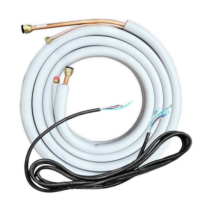 MRCOOL 50 Ft. 3/8" x 5/8" Flared Line Set Kit for 24K Indoor Olympus and Advantage Series Air Handlers (MC50-3858K)