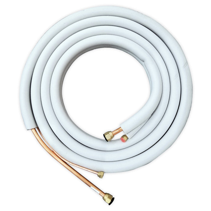 MRCOOL 50 Ft. 1/4" x 1/2" Flared Line Set Kit for 18K Indoor Olympus and Advantage Series Air Handlers (MC50-1412)