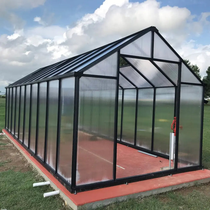 Riverstone Industries Monticello Black Greenhouse