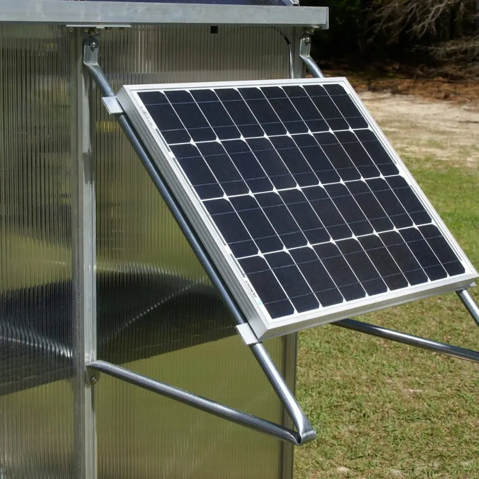 Riverstone Industries Monticello Moheat Edition Black Finish Greenhouse with Heater