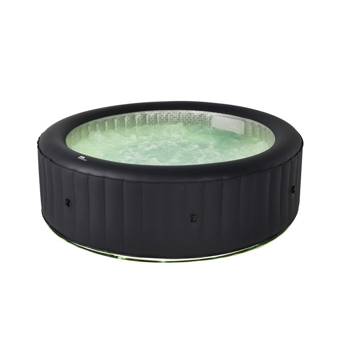 MSPA URBAN Aurora Round 6 Person Inflatable Hot Tub Spa With LED lights | U-AU061
