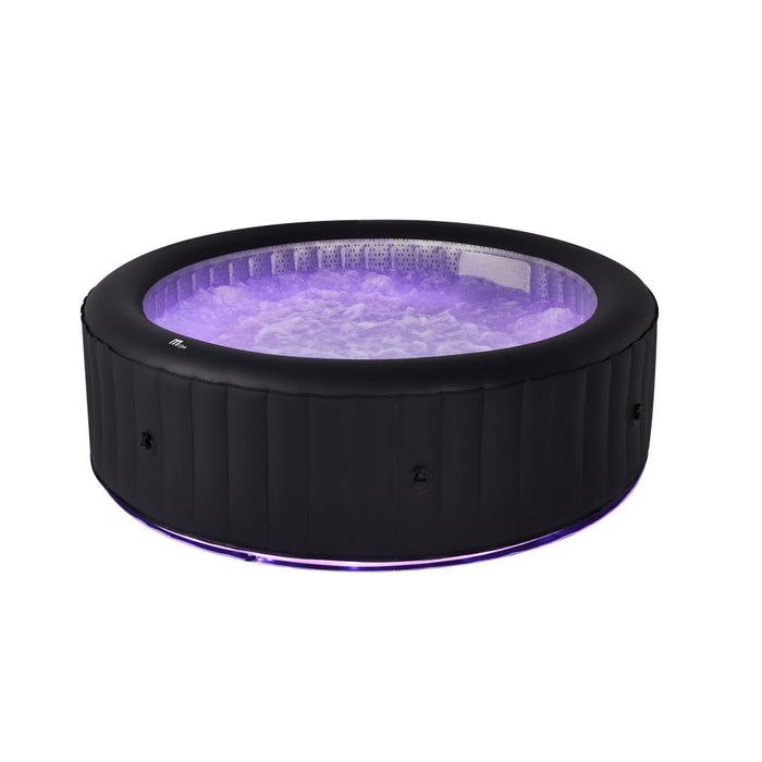 MSPA URBAN Aurora Round 6 Person Inflatable Hot Tub Spa With LED lights | U-AU061