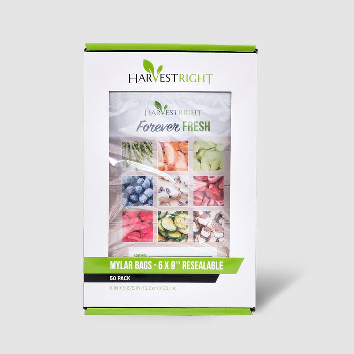Harvest Right 50-Pack Resealable Zip Mylar Bags