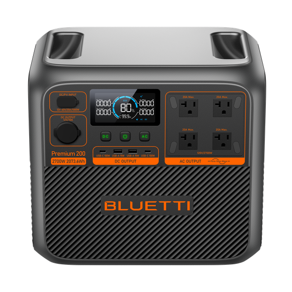 BLUETTI Premium 200 V2 AC270P 2073.6Wh 2700W Portable Power Station