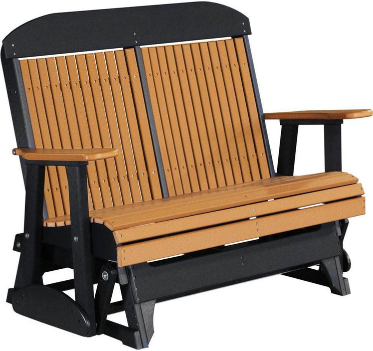 LuxCraft Classic Highback 4ft. Recycled Plastic Patio Glider