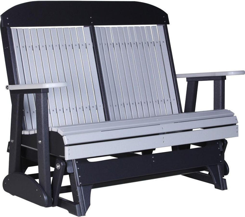 LuxCraft Classic Highback 4ft. Recycled Plastic Patio Glider