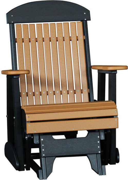 LuxCraft Classic Highback Recycled Plastic 2ft Glider Chair