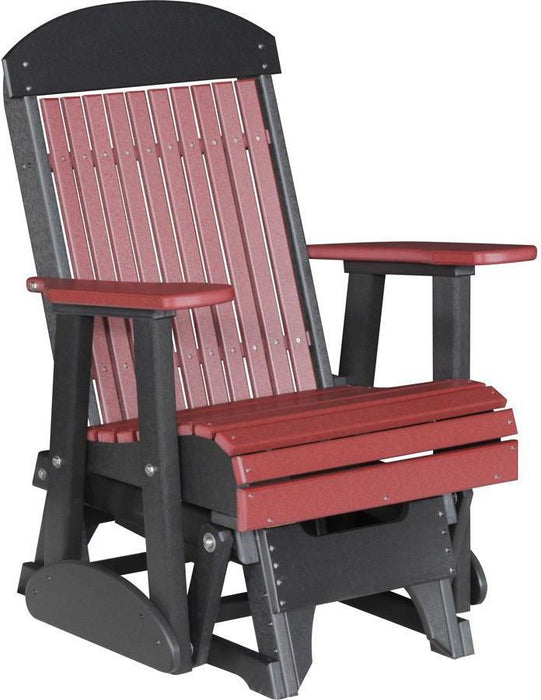 LuxCraft Classic Highback Recycled Plastic 2ft Glider Chair