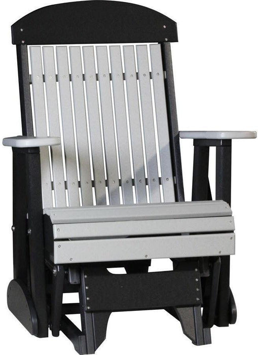 LuxCraft Classic Highback Recycled Plastic 2ft Glider Chair