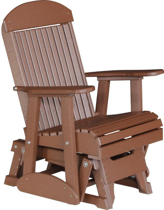 LuxCraft Classic Highback Recycled Plastic 2ft Glider Chair