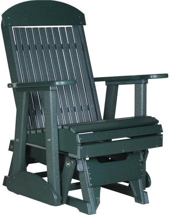 LuxCraft Classic Highback Recycled Plastic 2ft Glider Chair