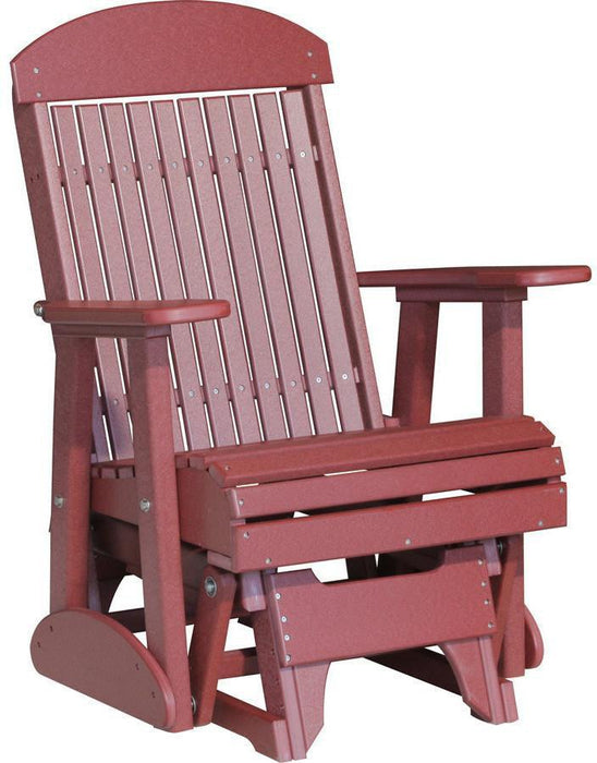 LuxCraft Classic Highback Recycled Plastic 2ft Glider Chair