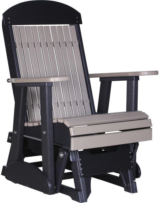 LuxCraft Classic Highback Recycled Plastic 2ft Glider Chair