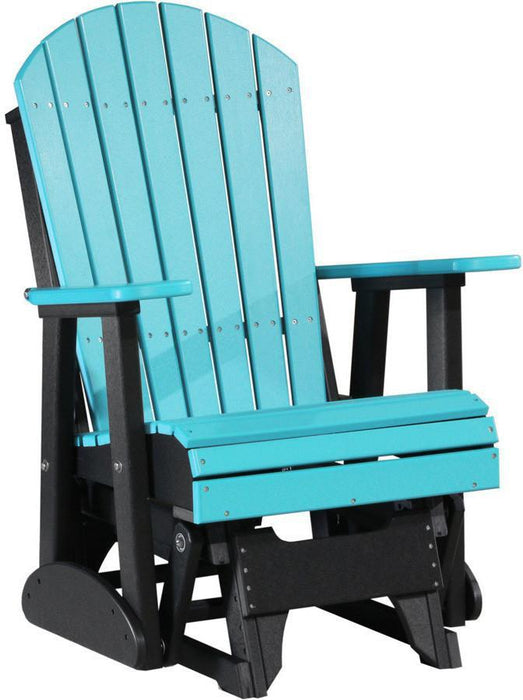 LuxCraft Recycled Plastic 2' Adirondack Glider Chair