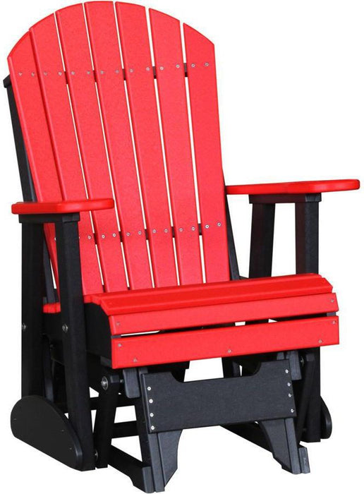 LuxCraft Recycled Plastic 2' Adirondack Glider Chair