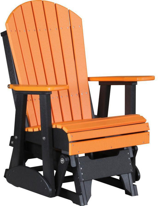 LuxCraft Recycled Plastic 2' Adirondack Glider Chair