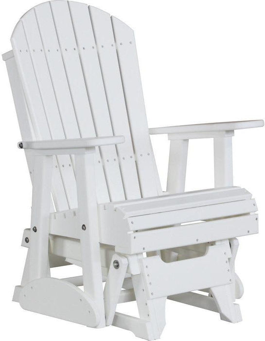 LuxCraft Recycled Plastic 2' Adirondack Glider Chair