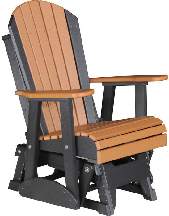 LuxCraft Recycled Plastic 2' Adirondack Glider Chair