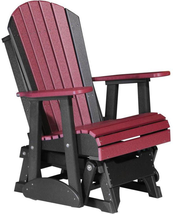 LuxCraft Recycled Plastic 2' Adirondack Glider Chair