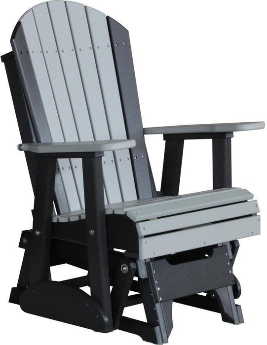 LuxCraft Recycled Plastic 2' Adirondack Glider Chair