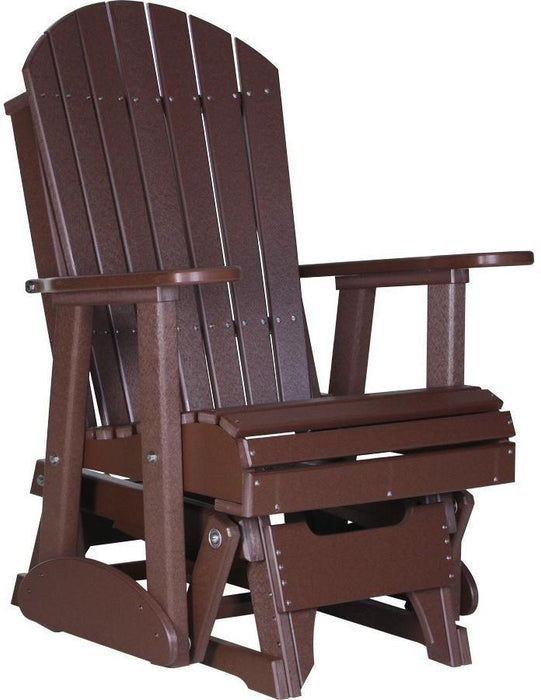 LuxCraft Recycled Plastic 2' Adirondack Glider Chair