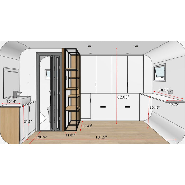 13ft Outdoor Living and Working Tiny House