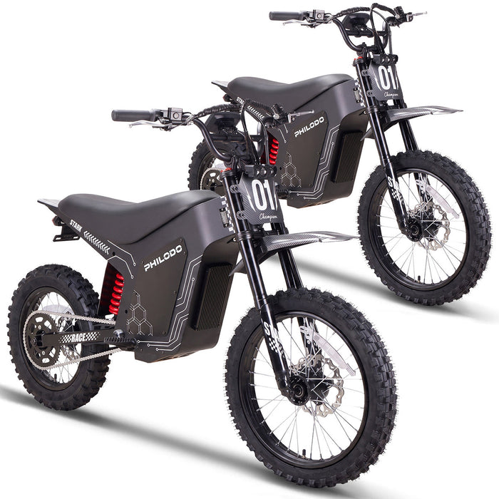 PHILODO STARX 60V Mid-Drive Electric Dirt Bike for Adults & Teens