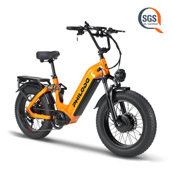 PHILODO Falcon 20" Step-Thru Fat Tire Electric Bike