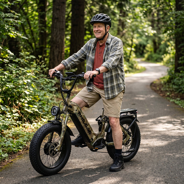 PHILODO Falcon 20" Step-Thru Fat Tire Electric Bike