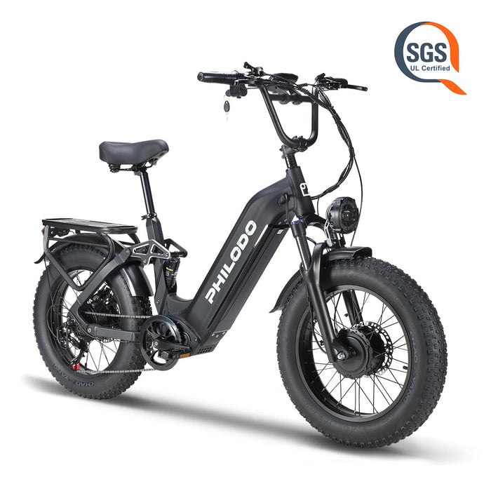 PHILODO Falcon 20" Step-Thru Fat Tire Electric Bike