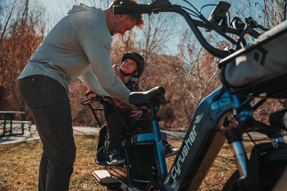 Cyrusher Glider Cargo E-Bike with 750W Hub Motor, 52V Battery & Hydraulic Brakes