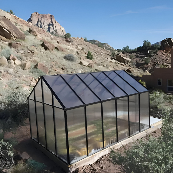 Riverstone Industries Monticello Black Greenhouse Premium