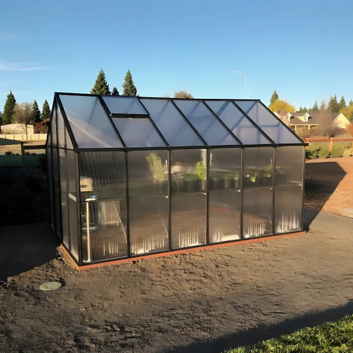 Riverstone Industries Monticello Black Greenhouse Premium