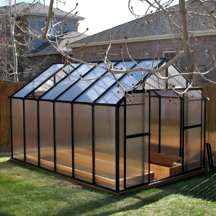 Riverstone Industries Monticello Black Greenhouse