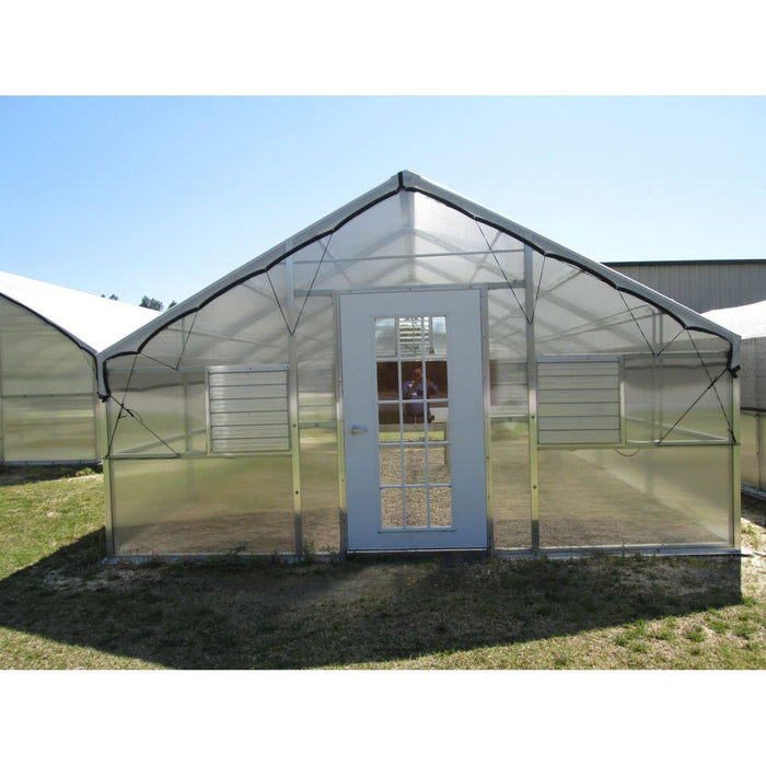 Riverstone | 12x24 ft Thoreau Growers Edition Educational Greenhouse Package, 8mm Twin-wall Light Diffusing Polycarbonate
