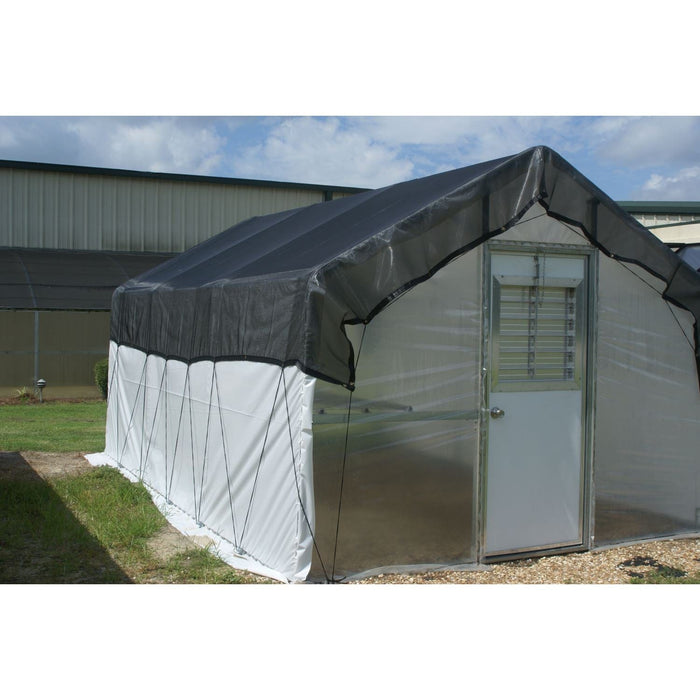 Riverstone | 10x27 ft Carver Educational Greenhouse Package, 6mm Polycarbonate Sheeting